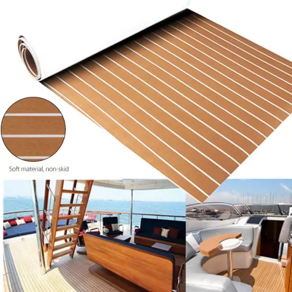2400 x 900 x 6 mm, Eva - Rivestimento per pavimento in schiuma, per barche, yacht marine