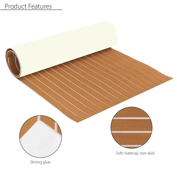 2400 x 900 x 6 mm, Eva - Rivestimento per pavimento in schiuma, per barche, yacht marine 2400 x 900 x 6 mm, Eva - Rivestimento per pavimento in schiuma, per barche, yacht marine