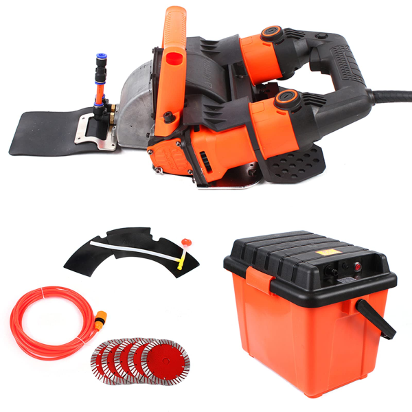 Scanalatore per pareti 5200W Fresa per scanalature Fresa per scanalature Tagliamuri elettrica 10500 giri/min Scanalatore per pareti 5200W Fresa per scanalature Fresa per scanalature Tagliamuri elettrica 10500 giri/min