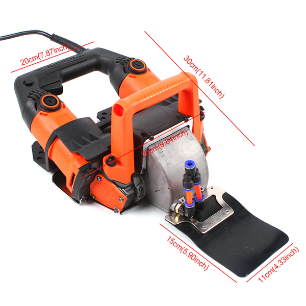 Scanalatore per pareti 5200W Fresa per scanalature Fresa per scanalature Tagliamuri elettrica 10500 giri/min Scanalatore per pareti 5200W Fresa per scanalature Fresa per scanalature Tagliamuri elettrica 10500 giri/min