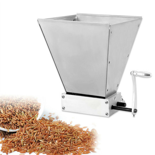 Mulino per Cereali a Manovella per Uso Domestico Mulino per Malto Regolabile