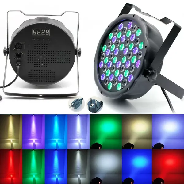 Riflettore, luce da palco, luce da performance per DJ, 54 LED RGB per DJ, feste, KTV Riflettore, luce da palco, luce da performance per DJ, 54 LED RGB per DJ, feste, KTV