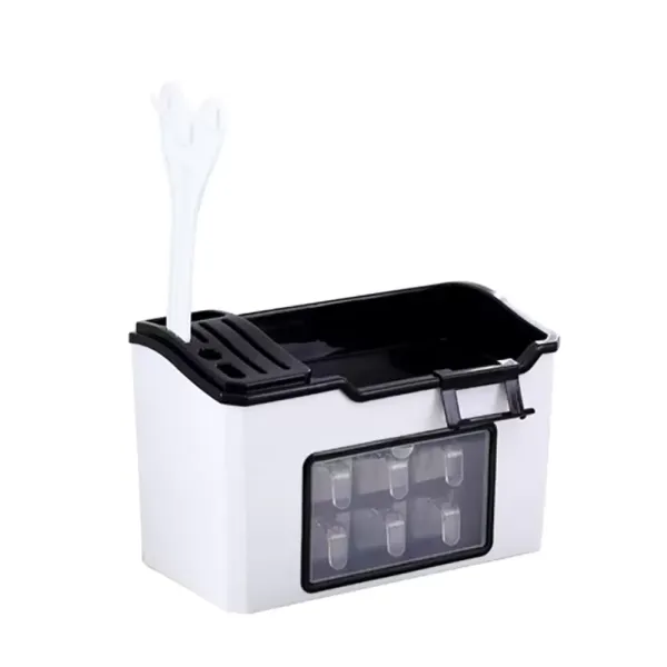 Küchenregal Arbeitsplatte Gewürzregal Multifunktionales Küchenregal Gewürzaufbewahrungsbox Messerhalter Stäbchen Caddy Küchenregal Arbeitsplatte Gewürzregal Multifunktionales Küchenregal Gewürzaufbewahrungsbox Messerhalter Stäbchen Caddy