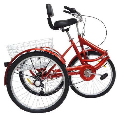 Triciclo da 24 Pollici per Adulti