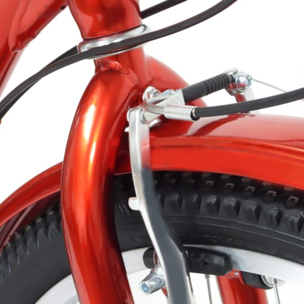 Triciclo Pieghevole da 24 Pollici per Adulti con Cestino Triciclo Bicicletta a 3 Ruote, 7 Marce Triciclo Pieghevole da 24 Pollici per Adulti con Cestino Triciclo Bicicletta a 3 Ruote, 7 Marce