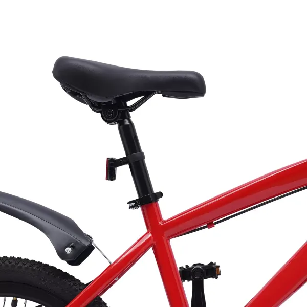 Mountain Bike Per Bambini 18 Pollici - Bici Robustà Con Luce, Pompa E Accessori, Altezza 1.25-1.4m - Foto 6