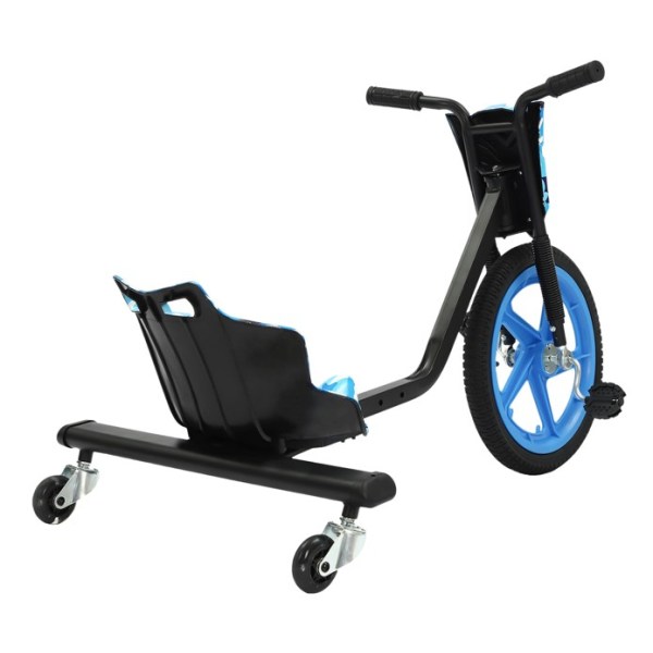 Drift Scooter 16" Drift Trike Bike 360 gradi Drift Kart Classic veicolo per bambini Drifter triciciclo, blu