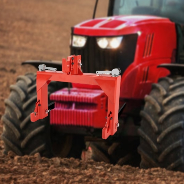 Attacco rapido per trattore da 4000 LBS, regolazione a cinque velocità, utilizzato nei settori paesaggistico, edile