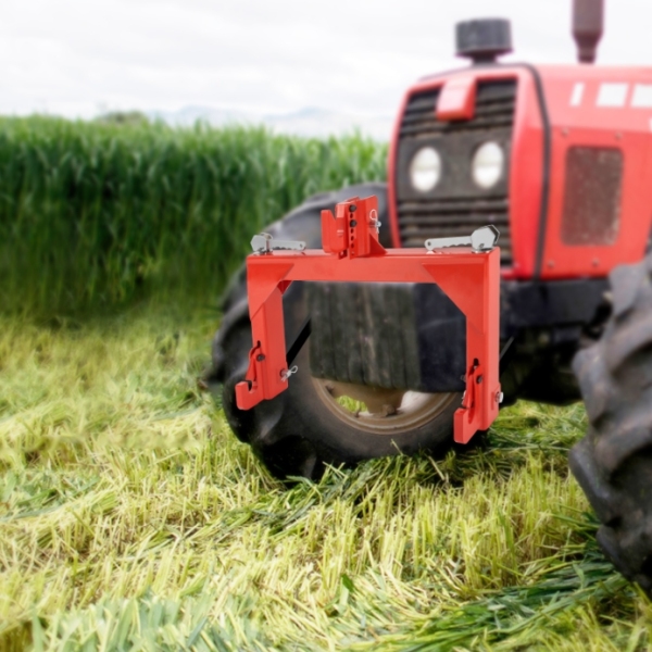 Attacco rapido per trattore da 4000 LBS, regolazione a cinque velocità, utilizzato nei settori paesaggistico, edile